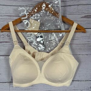Momcozy Bra Cream Full Coverage Size L